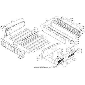 Brace, Support - Rear By Arctic Cat 4506-154 OEM Hardware 4506-154 Off Road Express