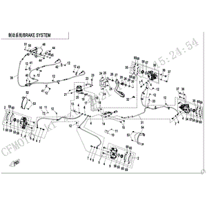 Bracket 1 by CF Moto 5HYV-081100-1B00-22 OEM Hardware 5HYV-081100-1B00-22 Northstar Polaris