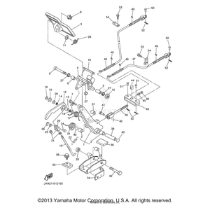 Bracket, 3 by Yamaha J55-2252M-00-00 OEM Hardware J55-2252M-00-00 Off Road Express