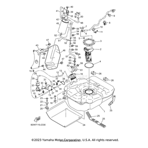 Bracket 7 by Yamaha B5H-F8468-00-00 OEM Hardware B5H-F8468-00-00 Off Road Express