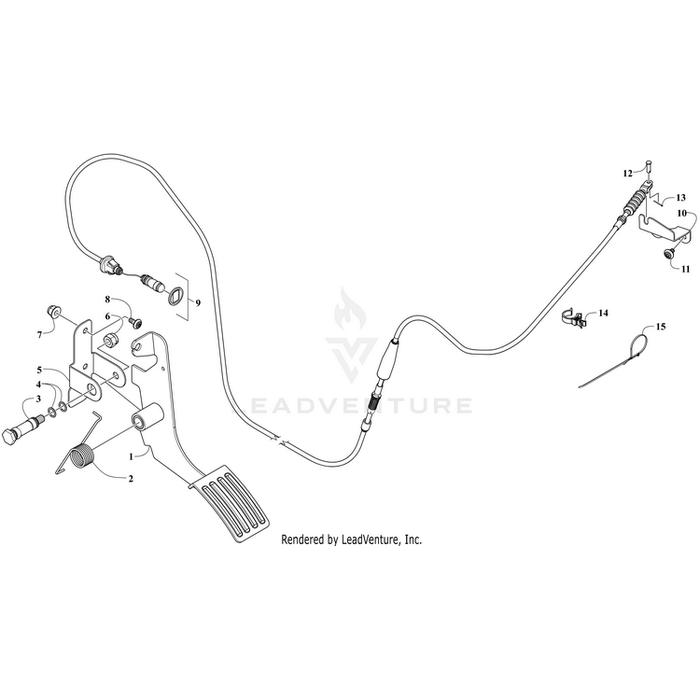 Bracket, Accelerator Mount By Arctic Cat