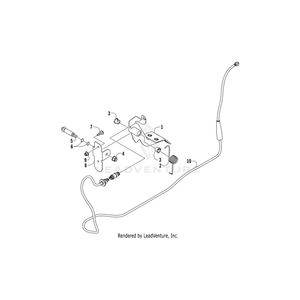 Bracket,Accelerator Mount-Ptd Black By Arctic Cat 2502-069 OEM Hardware 2502-069 Off Road Express