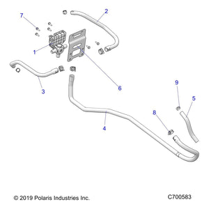 Bracket-Accy,Heater,Mnt,Hrc,Blk by Polaris 5267467-458 OEM Hardware P5267467-458 Off Road Express