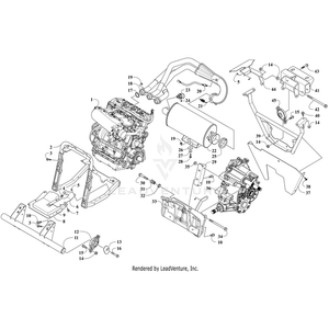 Bracket,Acoustic Panel-Bottom By Arctic Cat 7406-045 OEM Hardware 7406-045 Off Road Express