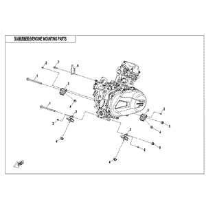 Bracket Air Bypass Valve by CF Moto 5UR0-030001 OEM Hardware 5UR0-030001 Northstar Polaris