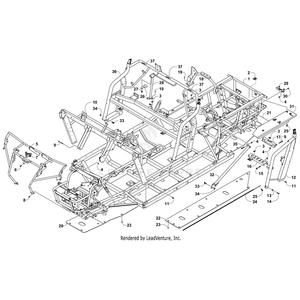 Bracket, Air Intake By Arctic Cat 0413-326 OEM Hardware 0413-326 Off Road Express