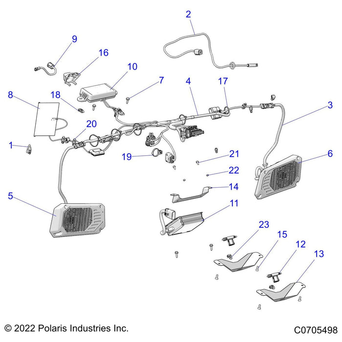 Bracket-Amp, 2Ch by Polaris