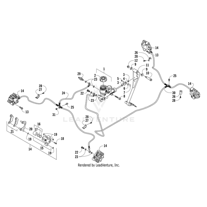 Bracket,Assembly By Arctic Cat