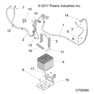 Bracket-Battery Tray,Eu,Blk by Polaris 5265254-329 OEM Hardware P5265254-329 Off Road Express