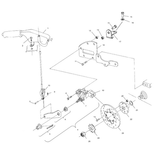 Bracket,Brake Mount Support,Blk by Polaris 5244097-067 OEM Hardware P5244097-067 Off Road Express