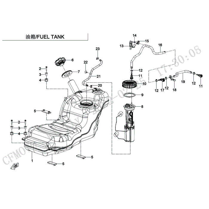 Bracket by CF Moto