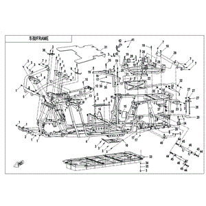 Bracket by CF Moto 5BY2-030001 OEM Hardware 5BY2-030001 Northstar Polaris