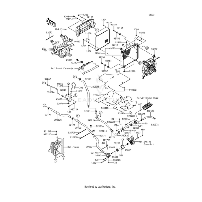 Bracket by Kawasaki