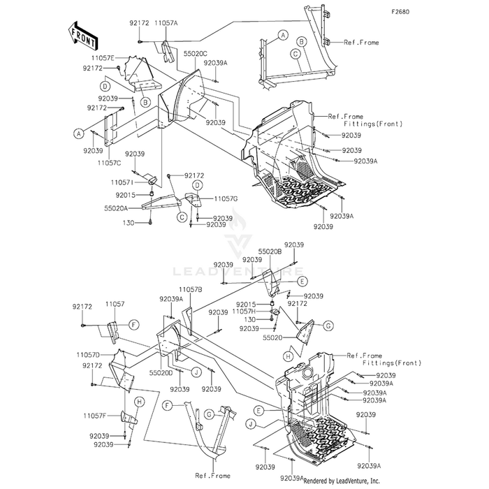 Bracket by Kawasaki