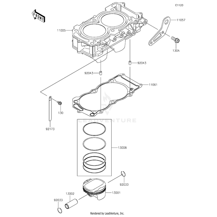 Bracket by Kawasaki