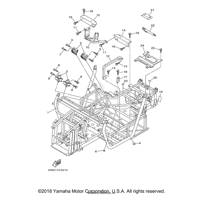 Bracket by Yamaha