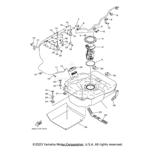 Bracket, Canistor by Yamaha 2HC-F419F-00-00 OEM Hardware 2HC-F419F-00-00 Off Road Express