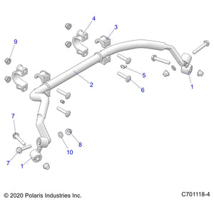 Bracket Cap, Sway Bar, 1.25 In by Polaris 5633408 OEM Hardware P5633408 Off Road Express