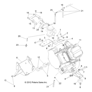 Bracket-Carb by Polaris 5253770 OEM Hardware P5253770 Off Road Express