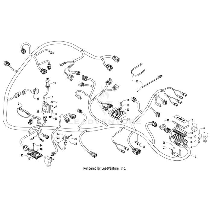 Bracket, Coil By Arctic Cat