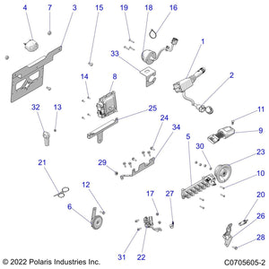 Bracket-Ecu,Zeus Diesel by Polaris 5267720 OEM Hardware P5267720 Off Road Express