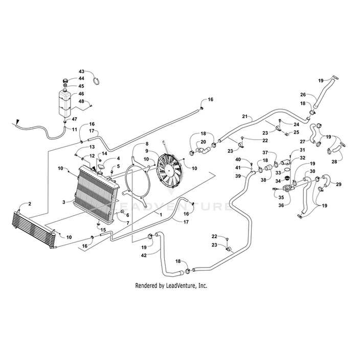 Bracket,Fan By Arctic Cat