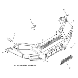 Bracket-Fascia Mount by Polaris 5256329 OEM Hardware P5256329 Off Road Express