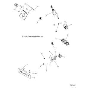 Bracket-Fog Light,Rgr,Blk by Polaris 5264711-458 OEM Hardware P5264711-458 Off Road Express