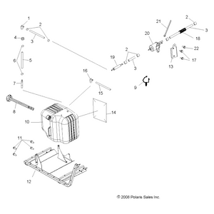 Bracket-Fuel Pump Mount by Polaris 5249629 OEM Hardware P5249629 Off Road Express