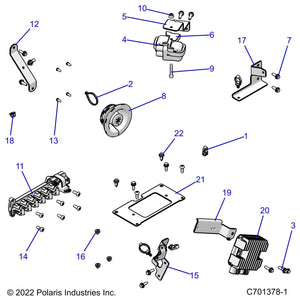 Bracket-Fuse Block,Mnt,Blk by Polaris 5264801-329 OEM Hardware P5264801-329 Off Road Express