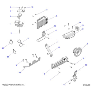 Bracket-Fuse Holder,Prem,Blk by Polaris 5271546-329 OEM Hardware P5271546-329 Off Road Express