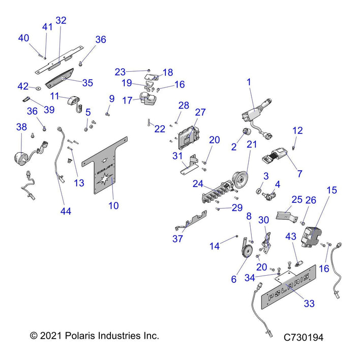 Bracket-Harness Routing,Blk by Polaris