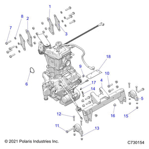 Bracket-Harness,Stator/Cps,Blk by Polaris 5272546-329 OEM Hardware P5272546-329 Off Road Express