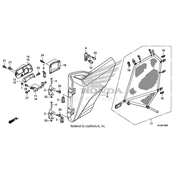 Bracket, Hinge by Honda