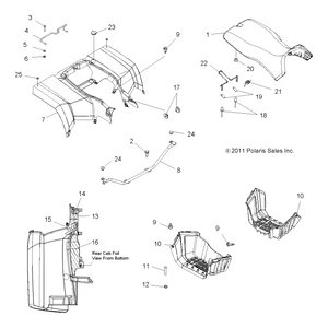 Bracket, Lever Retainer by Polaris 5211033 OEM Hardware P5211033 Off Road Express