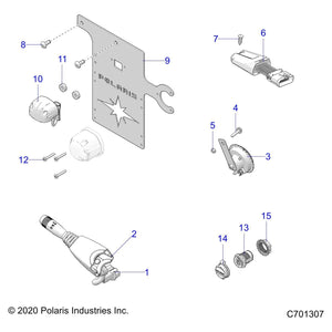 Bracket-License Plate,Matte Blk by Polaris 5264278-458 OEM Hardware P5264278-458 Off Road Express