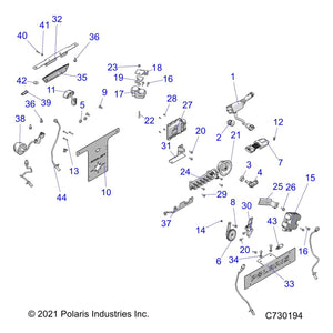 Bracket-License Plate,Matte Blk by Polaris 5271805-458 OEM Hardware P5271805-458 Off Road Express