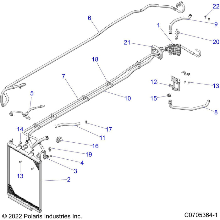 Bracket-Mnt,3Way,Valve,Blk by Polaris