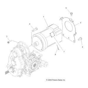 Bracket-Motor Mnt,Rr,M Blk by Polaris 5253461-458 OEM Hardware P5253461-458 Off Road Express