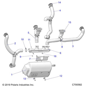 Bracket-Mount,Hvac Unit,Blk by Polaris 5263841-329 OEM Hardware P5263841-329 Off Road Express