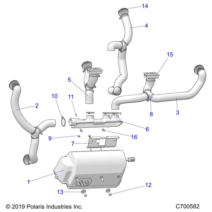 Bracket-Mount,Hvac Unit,Blk by Polaris