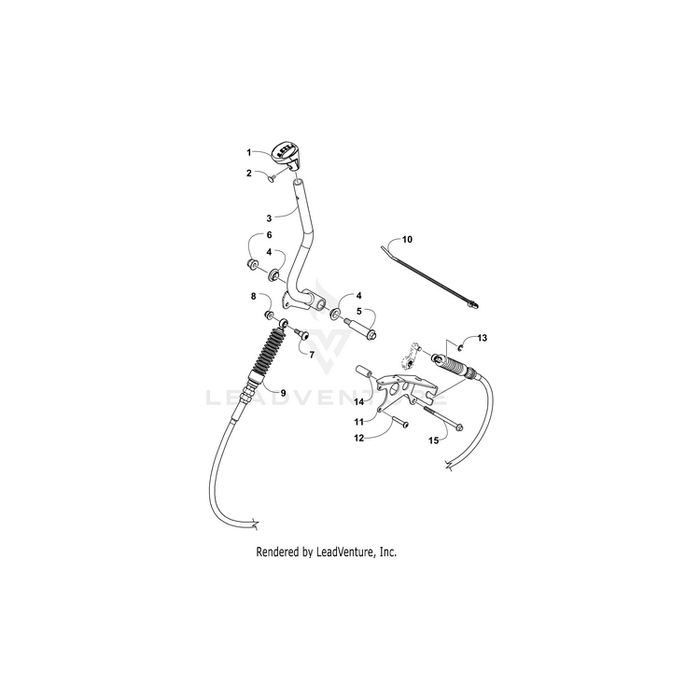 Bracket,Mount,Shift Cable-Z&Amp;Y By Arctic Cat