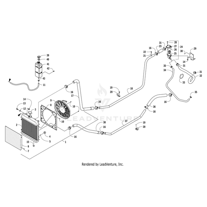 Bracket, Mounting By Arctic Cat