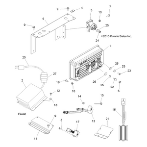 Bracket-Mounting,Charger,M Blk by Polaris 5253458-458 OEM Hardware P5253458-458 Off Road Express