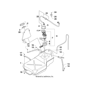 Bracket, Mounting - Fuel Filter By Arctic Cat 1670-826 OEM Hardware 1670-826 Off Road Express