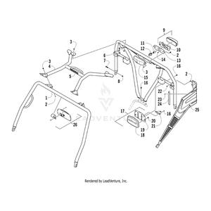 Bracket, Mounting - Side Restraint By Arctic Cat 4506-149 OEM Hardware 4506-149 Off Road Express