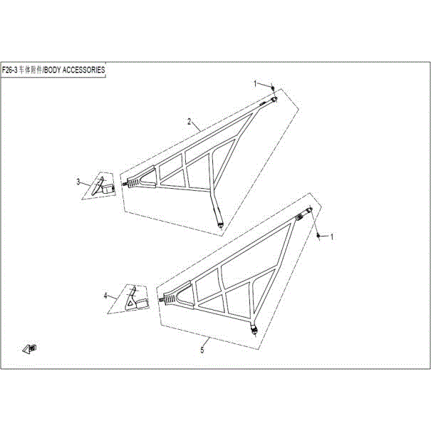 Bracket Oil Pipe by CF Moto