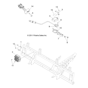 Bracket-Oil Tank,Support,Blk by Polaris 5252049-329 OEM Hardware P5252049-329 Off Road Express