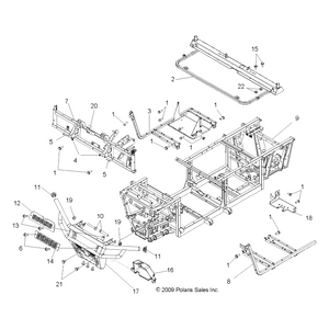 Bracket-Oil Tank,Support,Blk by Polaris 5253891-329 OEM Hardware P5253891-329 Off Road Express