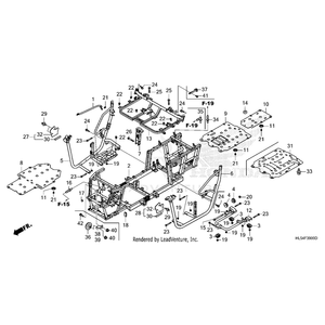 Bracket, Parking by Honda 50330-HL5-A00 OEM Hardware 50330-HL5-A00 Off Road Express Peach St